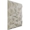 Ekena Millwork 19 5/8in. W x 19 5/8in. H Leto EnduraWall Decorative 3D Wall Panel Covers 2.67 Sq. Ft. WP20X20LTGBW - alternate 5